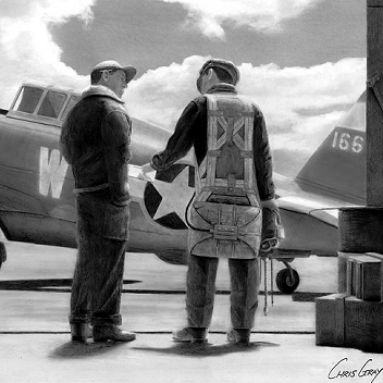 Maj. Eugene Roberts - P-47C Thunderbolt - Spokane Chief - 8th Air Force - 78th Fighter Group