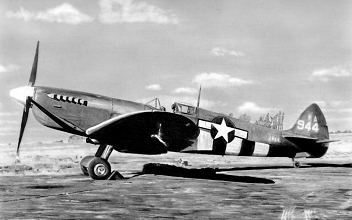 Capt. John Blyth - Spitfire PR Mk XI - 7th Photo Reconnaissance Group - 14th Photo Squadron
